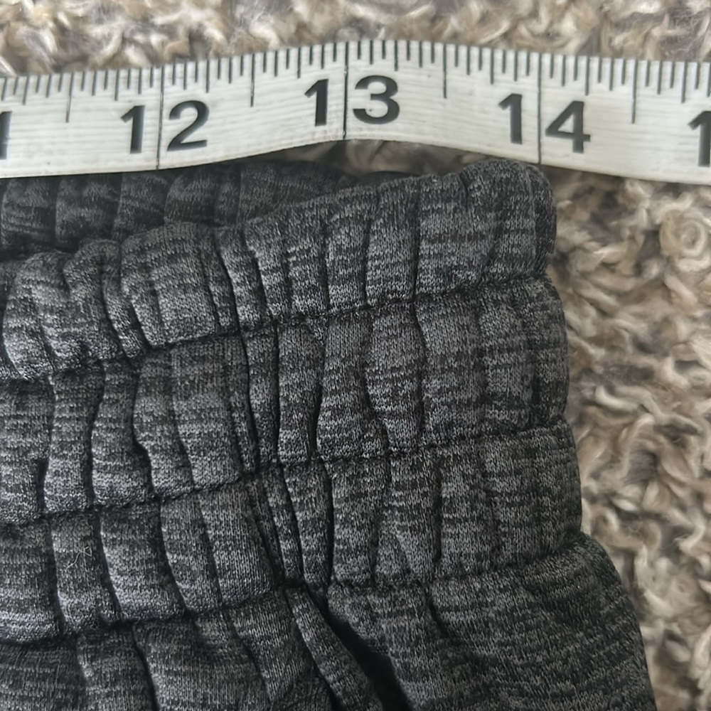 5/$25 UA Unisex Black/Gray Heathered Sweatpants labeled a size S-M - Picture 7 of 8